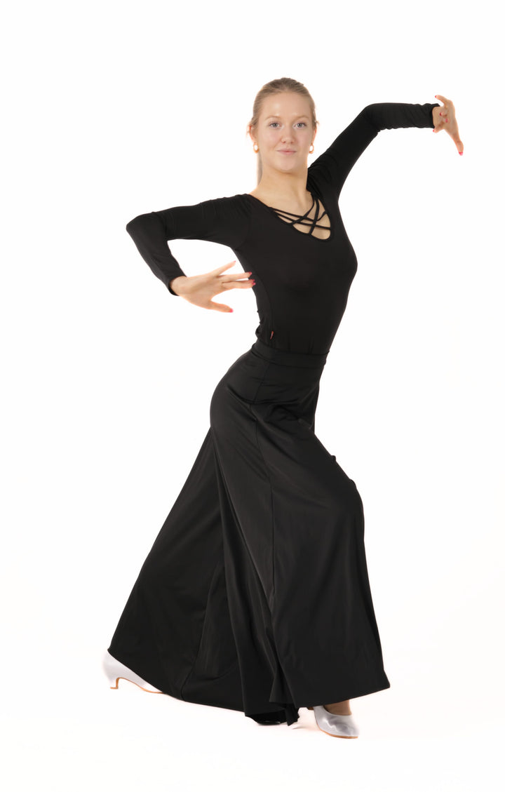 Premium Ladies Black Dance Trousers