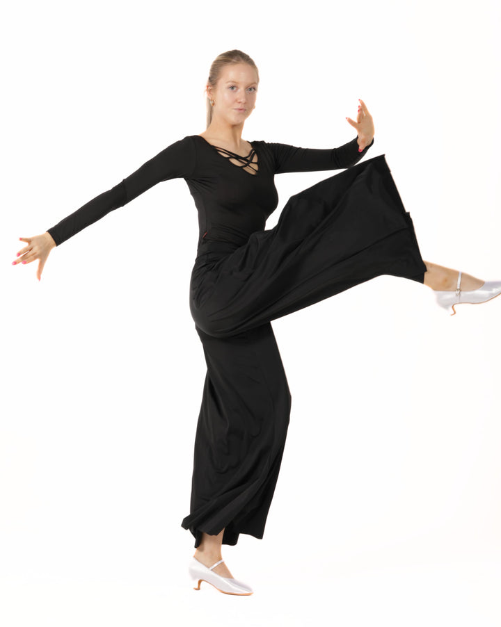 Premium Ladies Black Dance Trousers