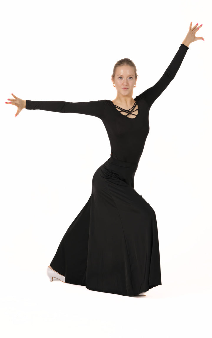 Premium Ladies Black Dance Trousers